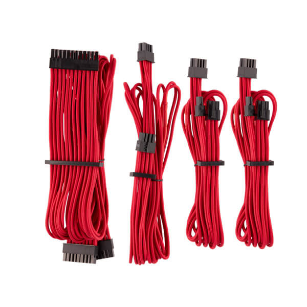 Corsair Premium Individually Sleeved PSU Cables (Red)