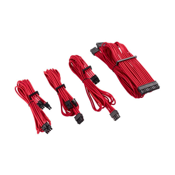 Corsair Premium Individually Sleeved PSU Cables (Red)