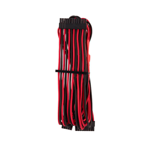 Corsair Premium Individually Sleeved PSU Cables (Red-Black)