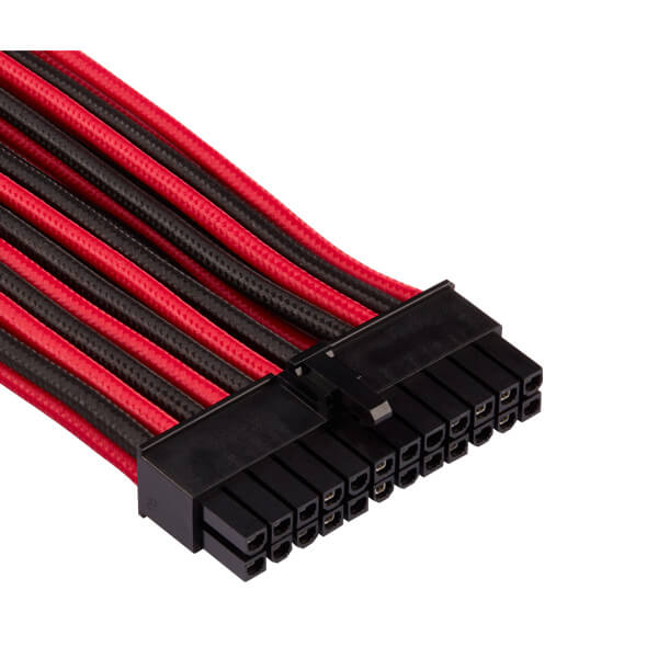 Corsair Premium Individually Sleeved PSU Cables (Red-Black)