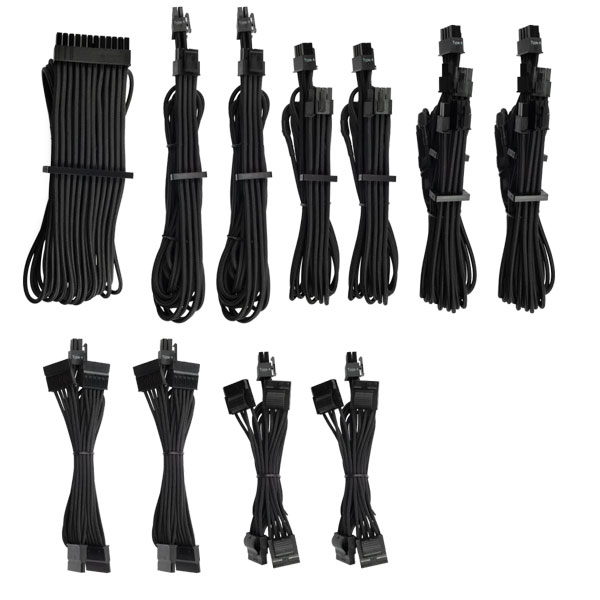 Corsair Premium Individually Sleeved PSU Pro Cables (Black)