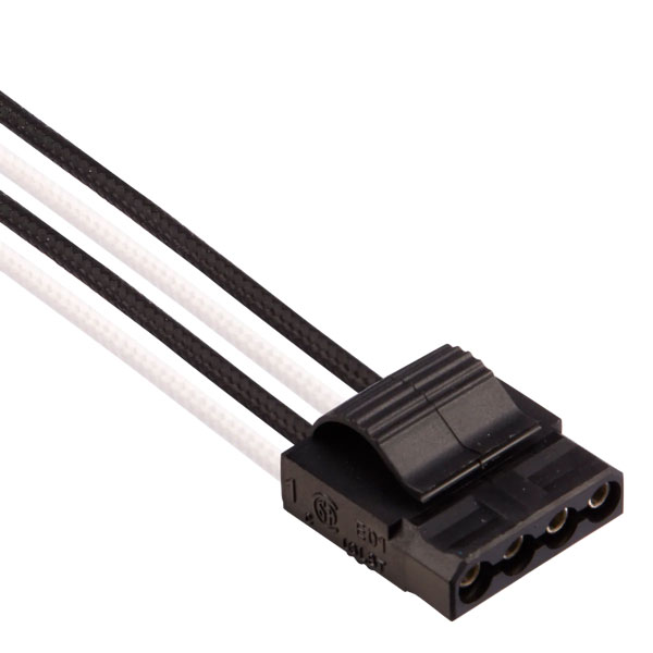 Corsair Premium Individually Sleeved PSU Pro Cables, White-Black