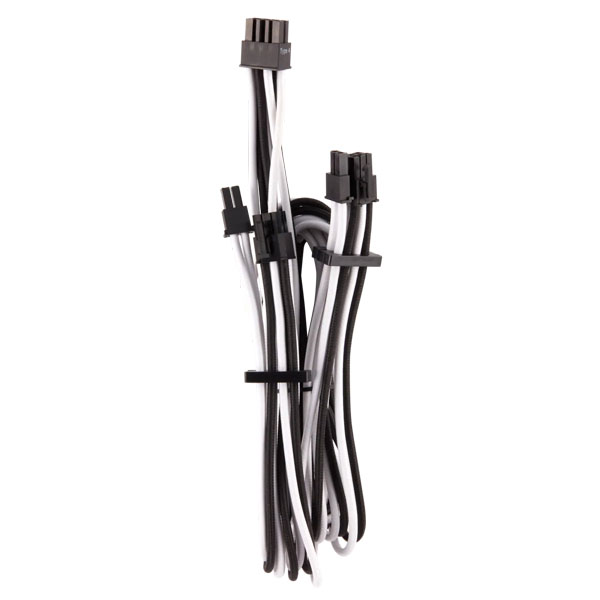 Corsair Premium Individually Sleeved PSU Pro Cables, White-Black