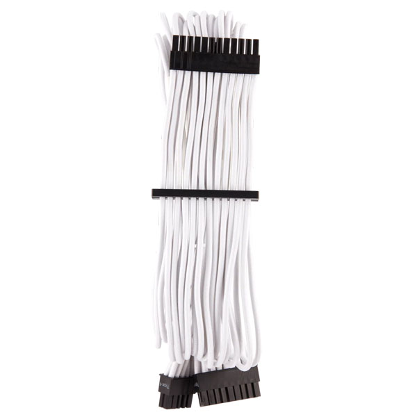 Corsair Premium Individually Sleeved ATX 24 Pin Cable (White)