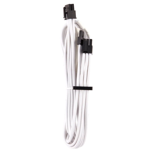 Corsair Premium Individually Sleeved PCIe Cable Single-Pin Connector (White)