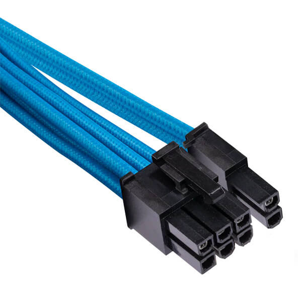 Corsair Premium Individually Sleeved Dual Connector PCIe Cables (Blue)