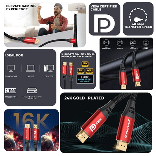 Honeywell DP to DP 2.1 Cable
