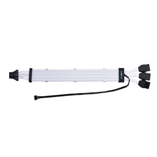 Lian Li Strimer Plus V2 8-Pin ARGB Extension Cable for RTX 40 Series GPU (8 Light guide, 335mm, 108 LEDs)