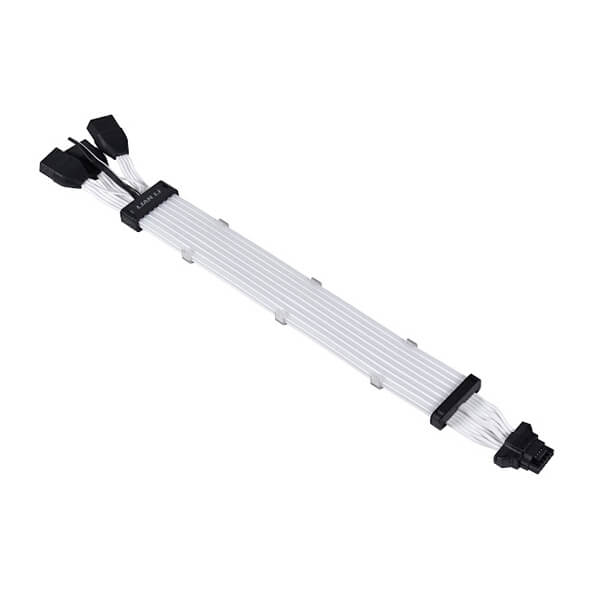 Lian Li Strimer Plus V2 8-Pin ARGB Extension Cable for RTX 40 Series GPU (8 Light guide, 335mm, 108 LEDs)