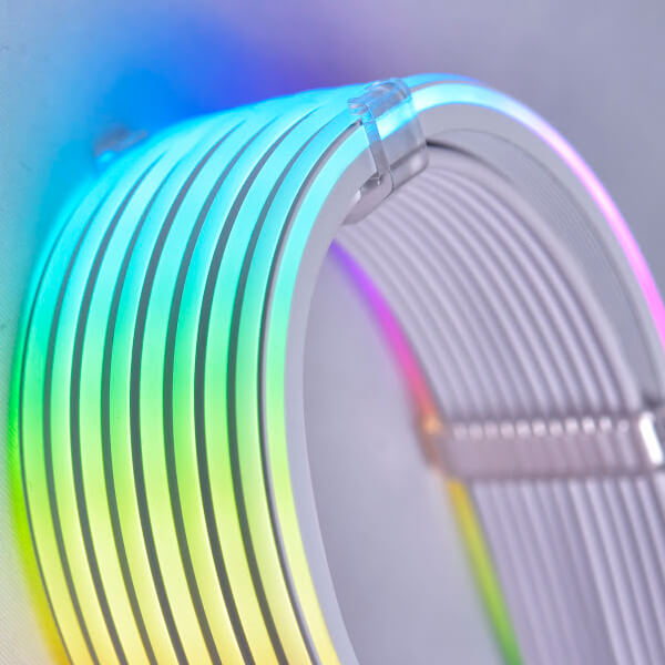 Lian Li Strimer Plus V2 8-Pin ARGB Extension Cable for RTX 40 Series GPU (8 Light guide, 335mm, 108 LEDs)
