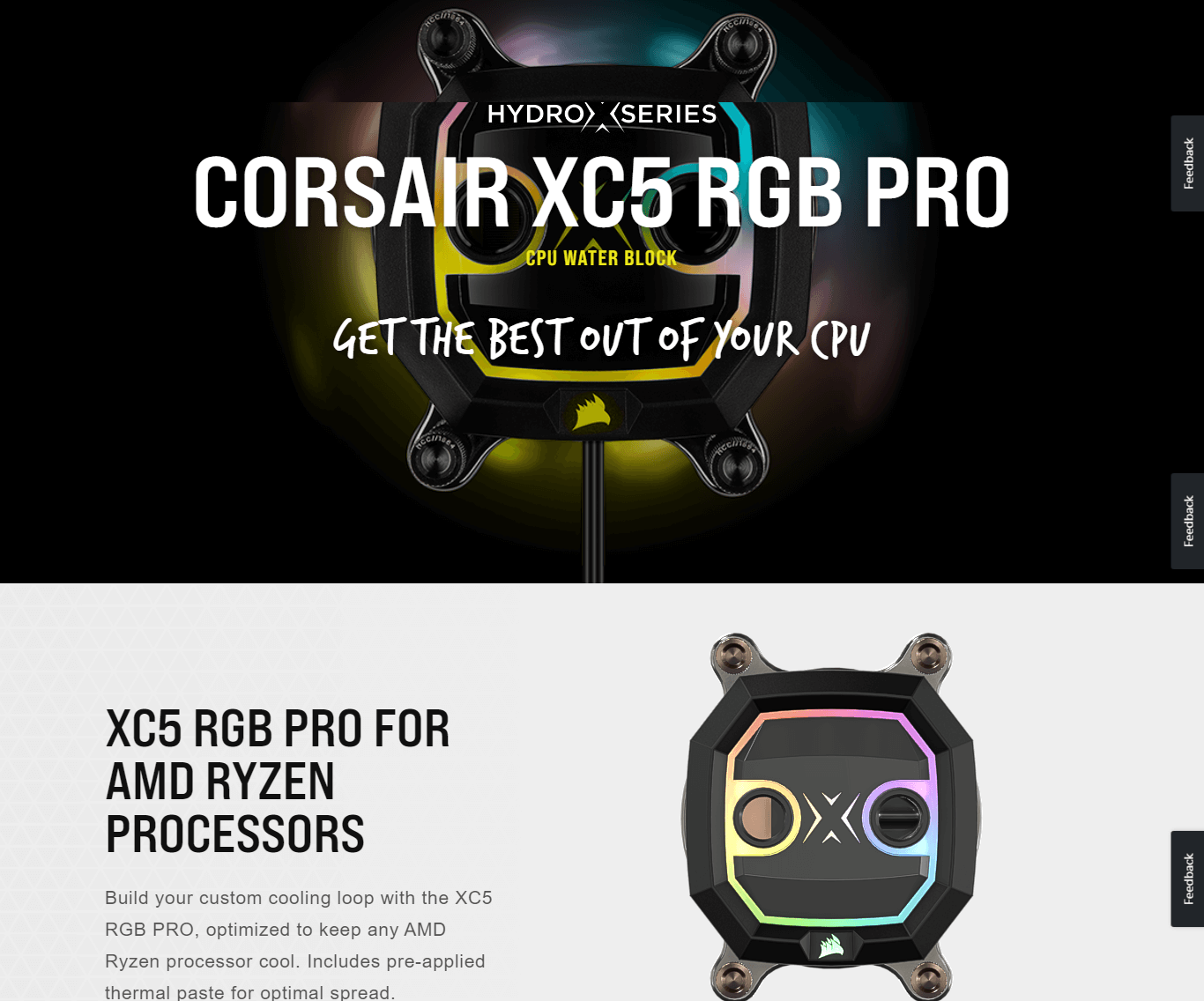 CORSAIR Hydro X Series XC5 RGB PRO
