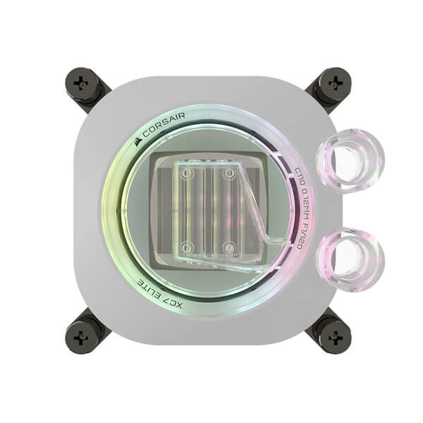 CORSAIR iCUE LINK XC7 RGB ELITE CPU Water Block (LGA 1700, AM5, AM4) – White