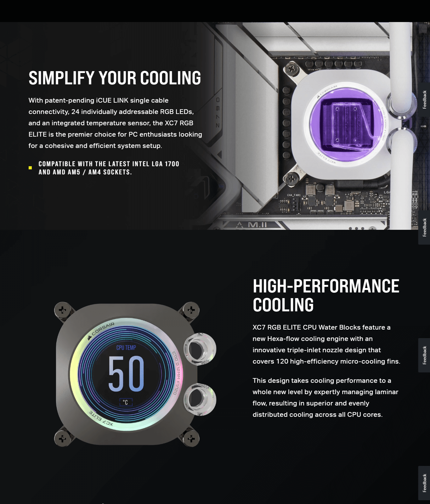 iCUE LINK XC7 RGB ELITE