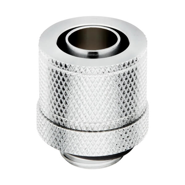Corsair Hydro X Series XF Softline 10/13mm Compression ID/OD Fittings Four Pack (Chrome)