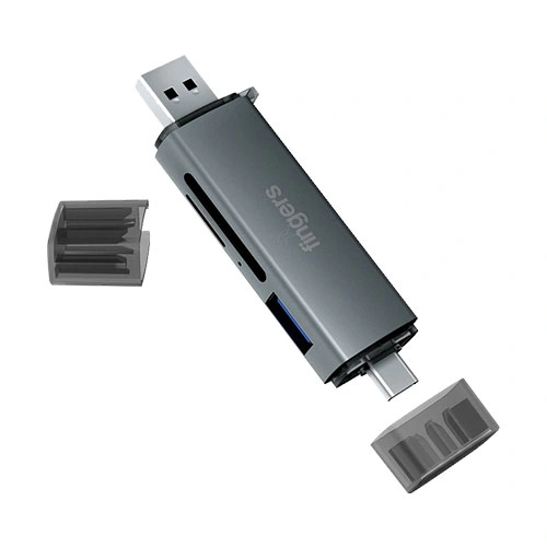 Fingers FlexiPort USB Hub and Card Reader