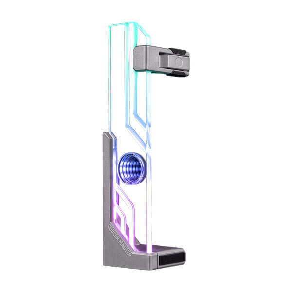 Cooler Master Atlas ARGB GPU Support Bracket, Silver Gray