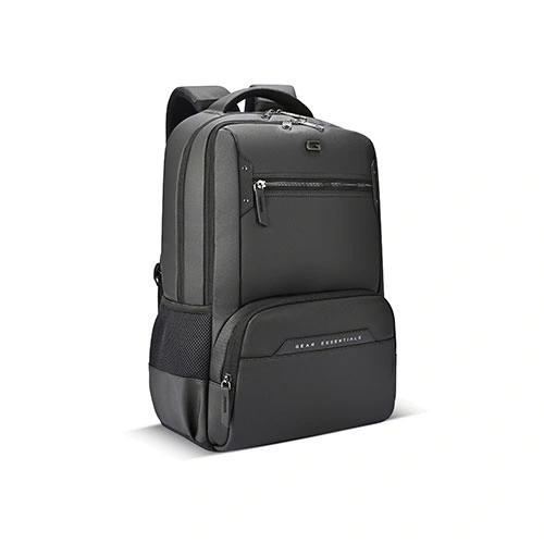 Gear Quantum 3 Anti-Theft Faux Leather Laptop Backpack, With Raincover