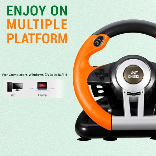 Ant Esports GW V3 PC Steering Wheel with Shifter and Pedal