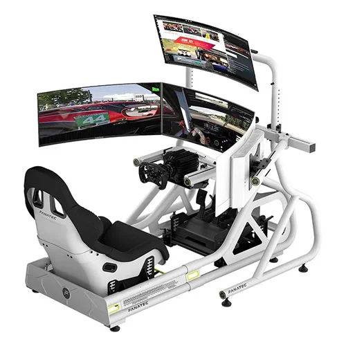 Fanatec ClubSport GT Cockpit Triple Monitor White Expansion Kit