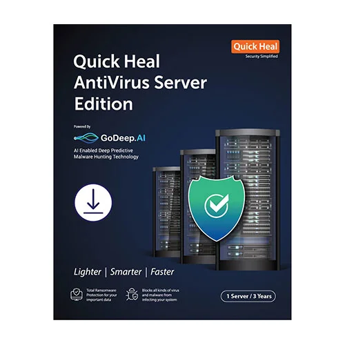 Quick Heal Antivirus 1 Server 3 Years