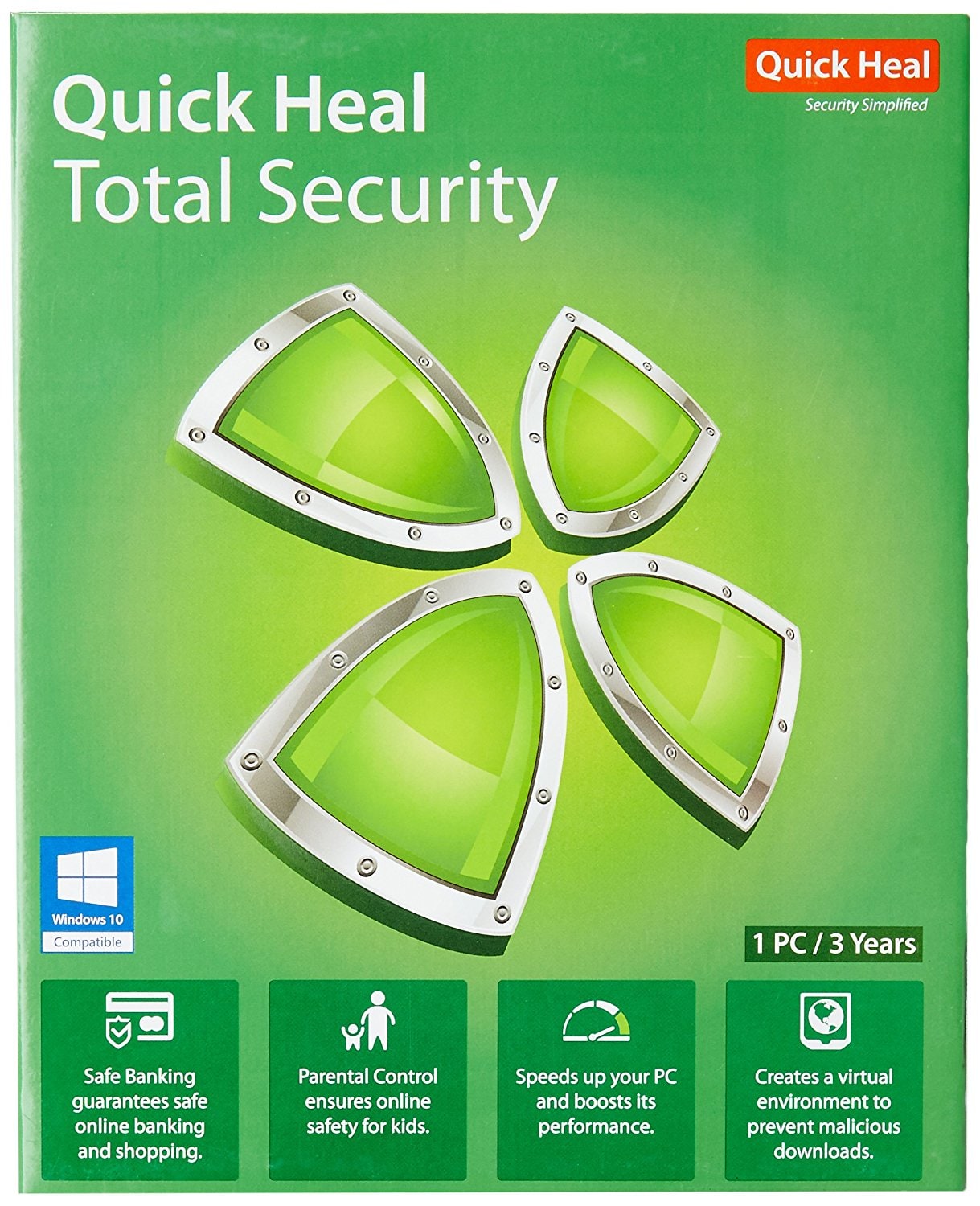 Quick Heal Antivirus Renewal Total Security 1pc 3year
