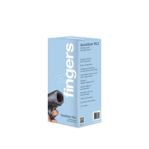 Fingers QuickScan WL2 Wireless Barcode Scanner