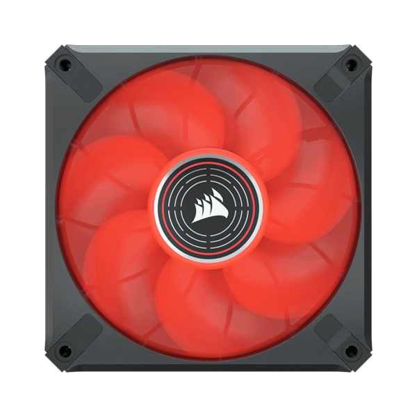 Corsair ML120 LED Elite 120mm Red LED Cabinet Fan (Single Pack)