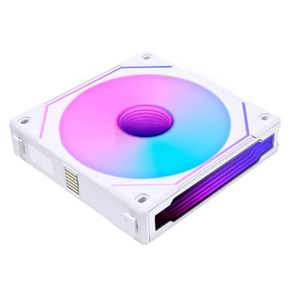 Lian Li UNI Fan SL-INF ARGB 120mm Reverse Blade White Cabinet Fan, Single Pack
