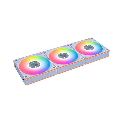 Lian Li UNI Fan CL Flex Wireless ARGB White 120mm Reverse Blade Triple Pack Cabinet Fan