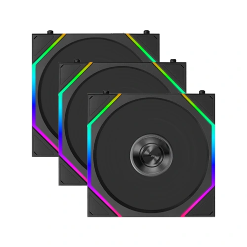 Lian Li UNI Fan TL Flex Wireless ARGB 120mm Reverse Blade Triple Pack Cabinet Fan