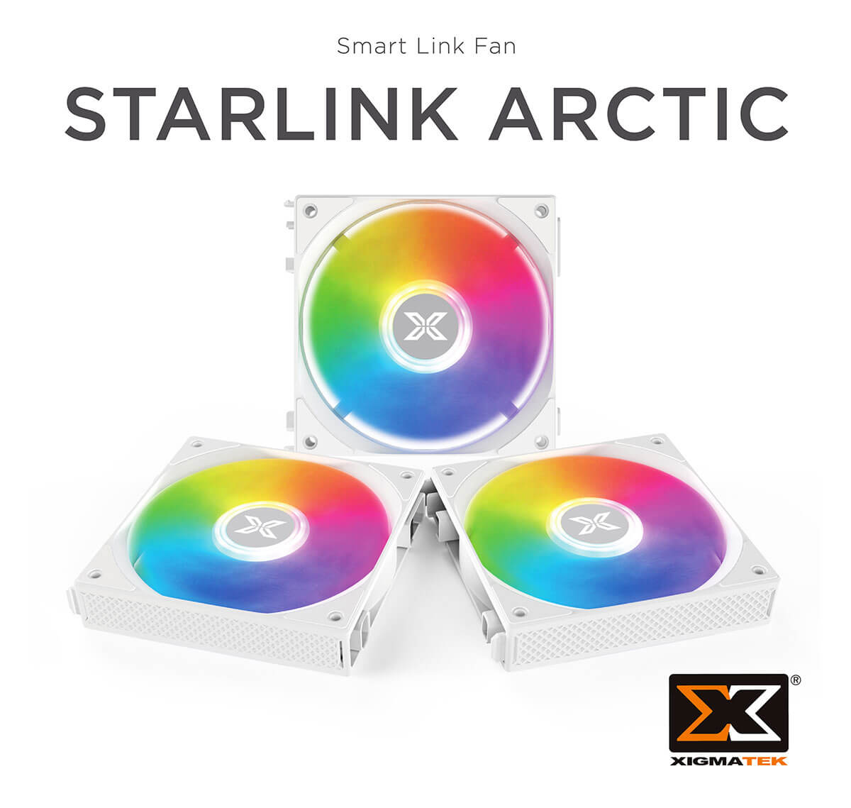 xigmatek cabinet fan white 