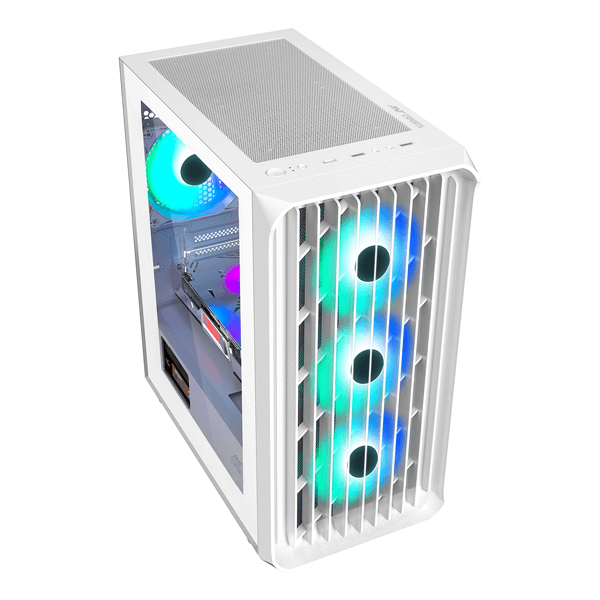 Ant Esports 205 Air ARGB White ATX Mid Tower Case