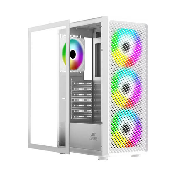 Ant Esports 211 Air ARGB White ATX Mid Tower Case
