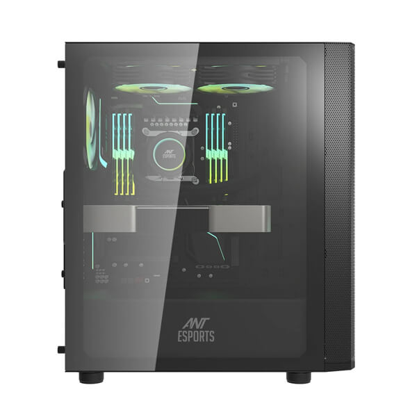 Ant Esports 250 Air Auto RGB (ATX) Mid Tower Cabinet (Black)