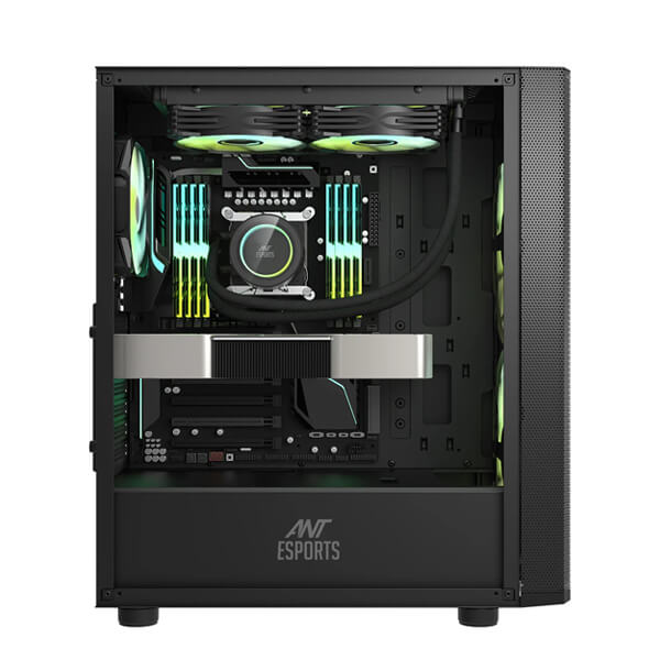 Ant Esports 250 Air Auto RGB (ATX) Mid Tower Cabinet (Black)