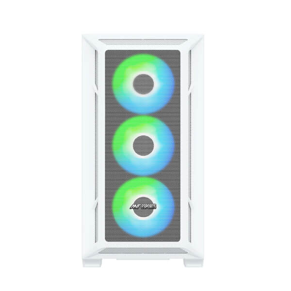 Ant Esports 611 Air ARGB (ATX) Mid Tower Cabinet (White)