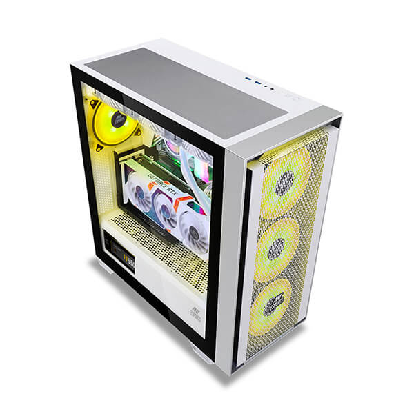 Ant Esports 690 Air ARGB White E-ATX Mid Tower Case