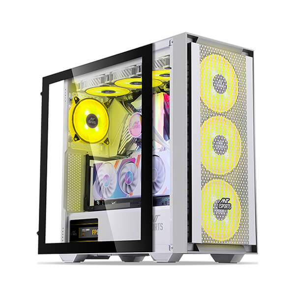 Ant Esports 690 Air ARGB White E-ATX Mid Tower Case