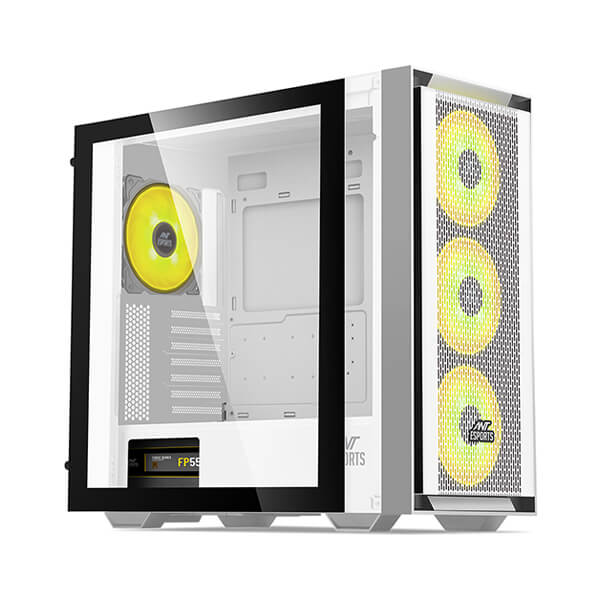Ant Esports 690 Air ARGB White E-ATX Mid Tower Case
