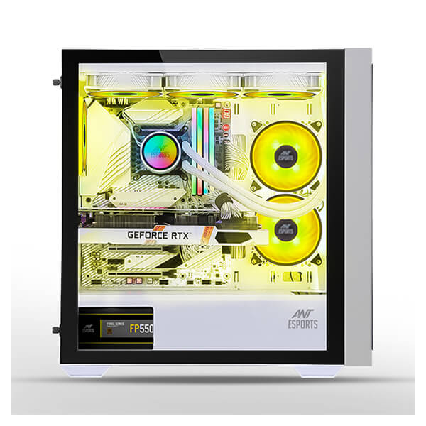 Ant Esports 690 Air ARGB White E-ATX Mid Tower Case