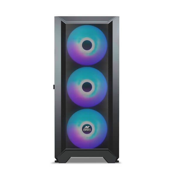 Ant Esports 711 Air Mesh ARGB E-ATX Mid Tower Case