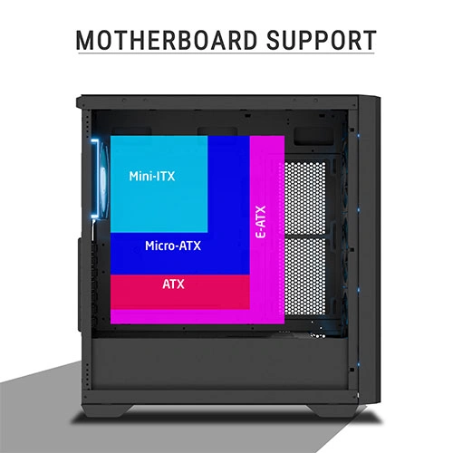 Ant Esports AQUA 360 4F ARGB E-ATX Mid Tower Case