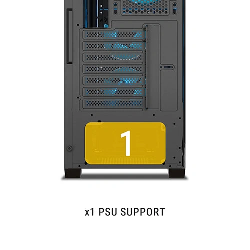 Ant Esports AQUA 360 4F ARGB E-ATX Mid Tower Case