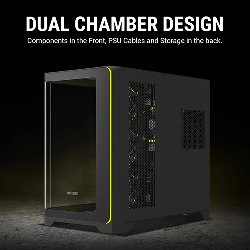 Ant Esports Crystal ARC ARGB ATX Mid Tower Case