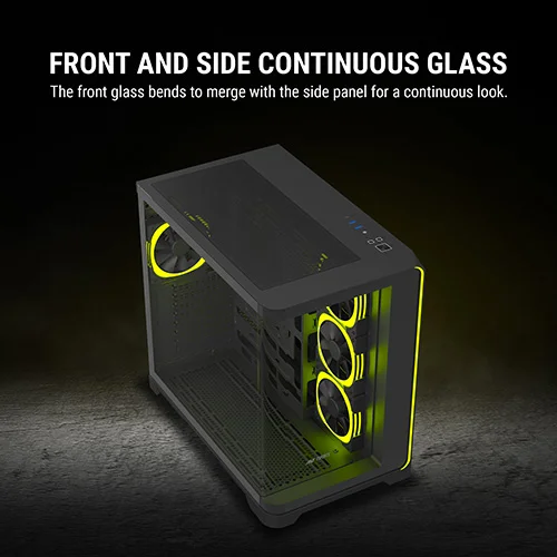 Ant Esports Crystal ARC ARGB ATX Mid Tower Case