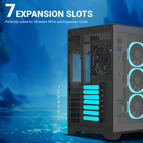 Ant Esports Crystal Mirror ATX Mid Tower Case