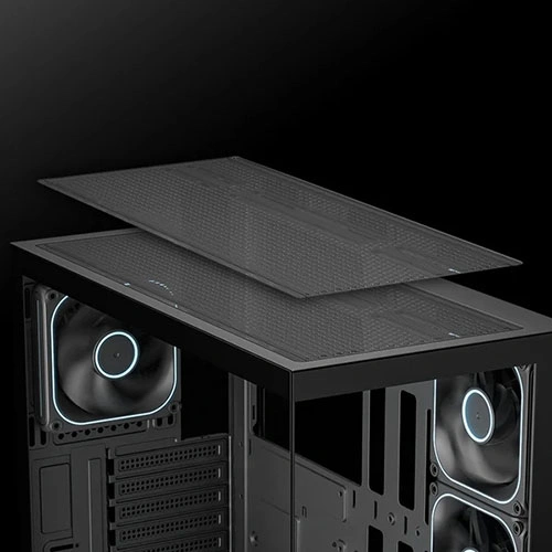 Ant Esports Crystal Neo ARGB E-ATX Mid Tower Case