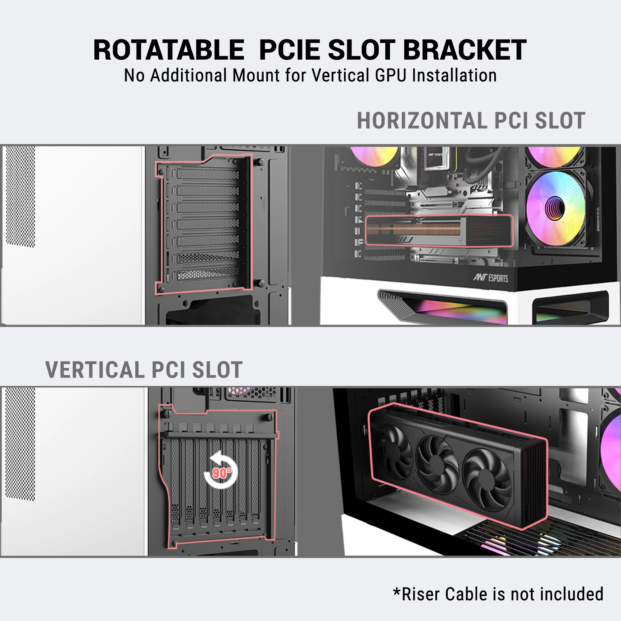 Ant Esports Crystal Spectra Cabinet