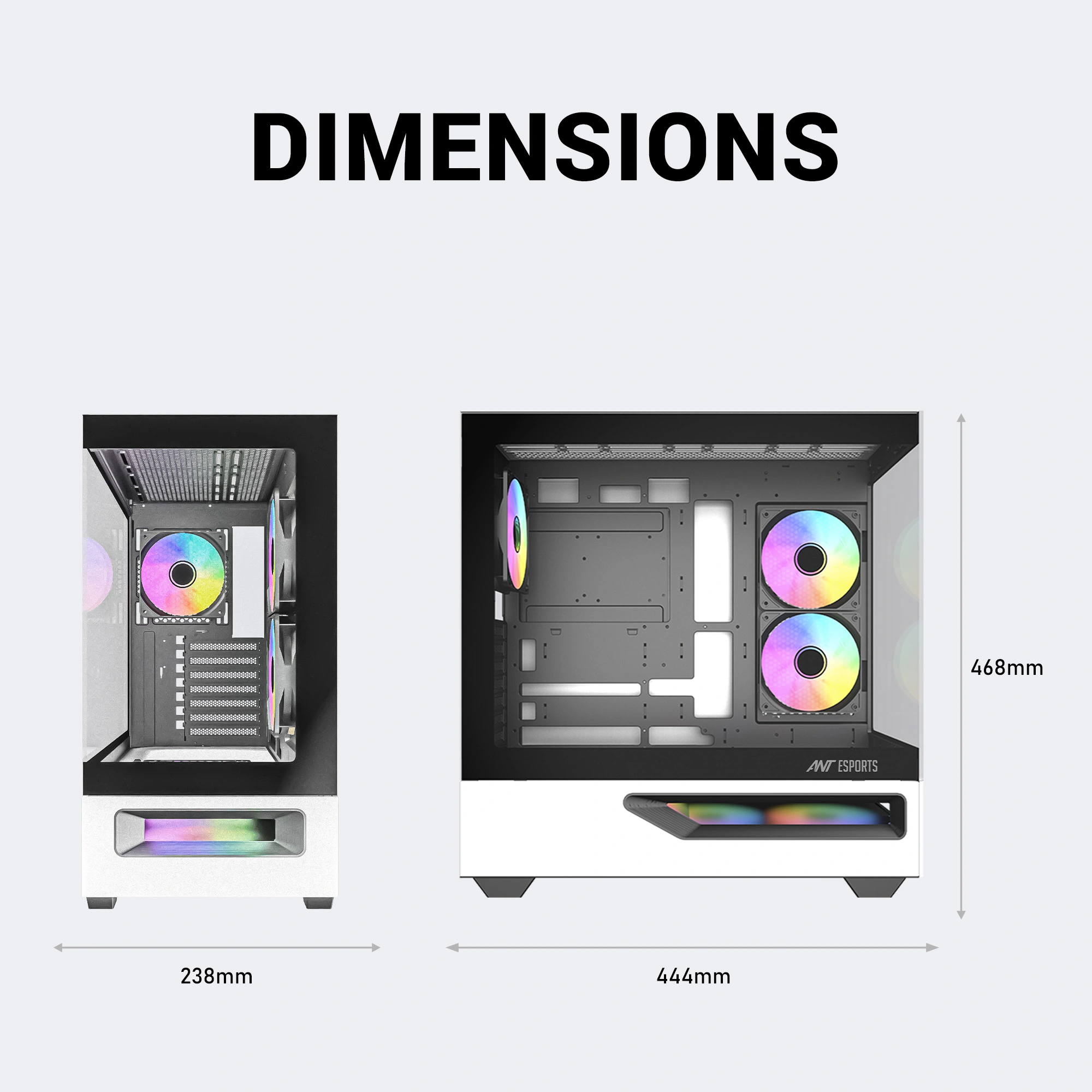 Ant Esports Crystal Spectra Cabinet