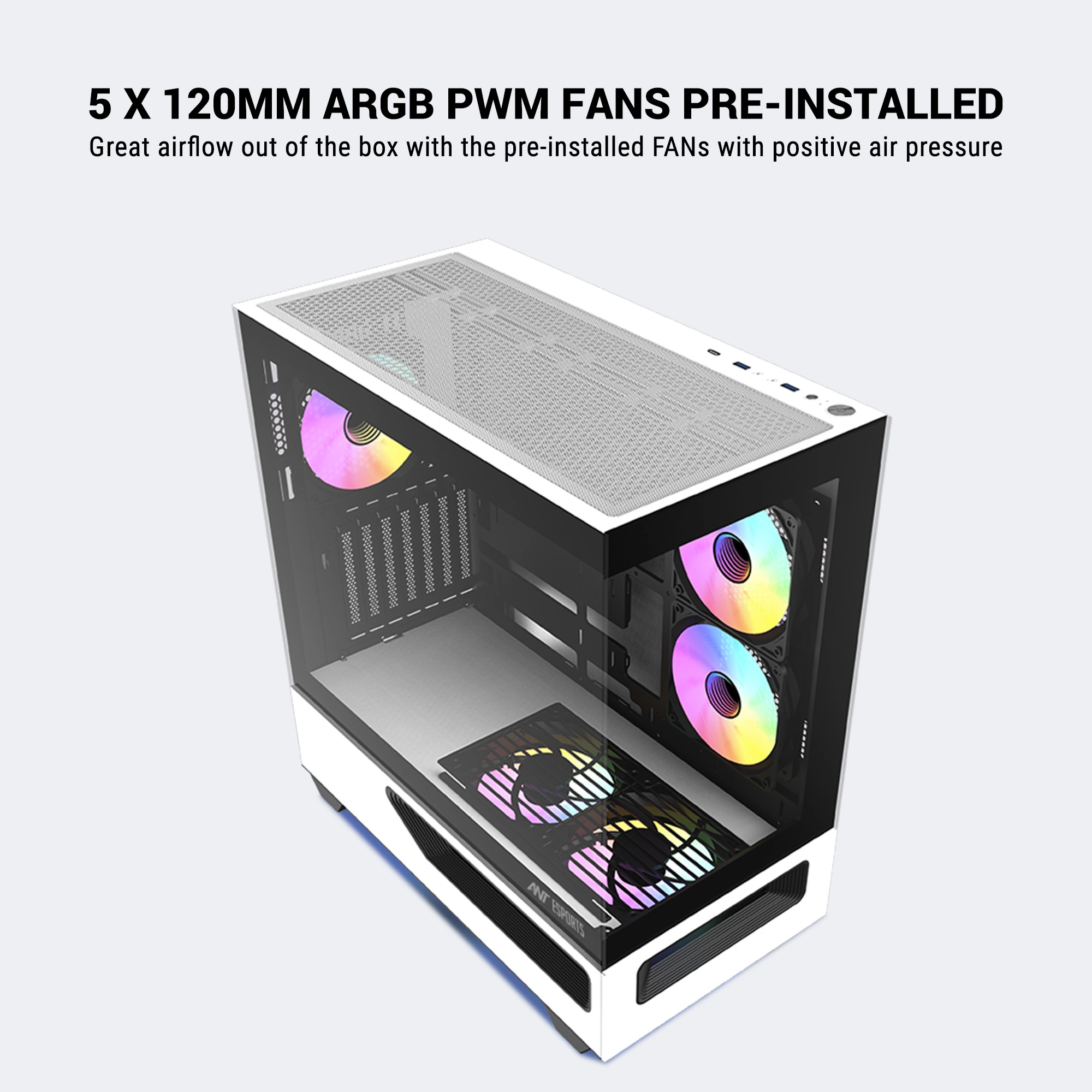 Ant Esports Crystal Spectra Cabinet